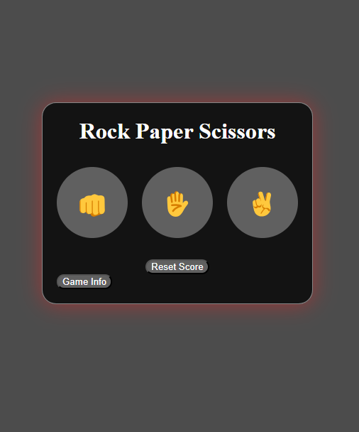 Rock Paper Scissors
